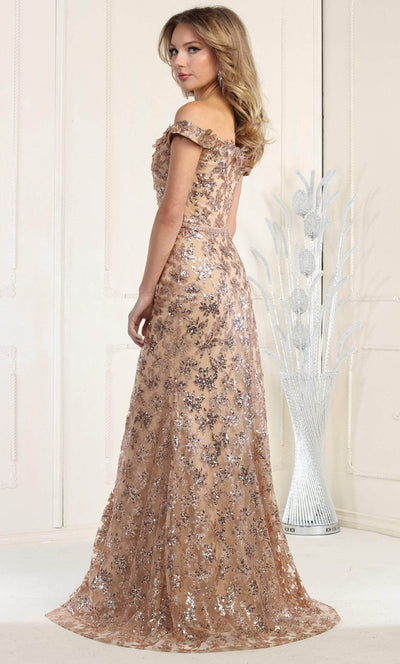 May Queen RQ7995 - Front Slit Sweetheart Evening Dress Evening Dresses 16 / Rosegold