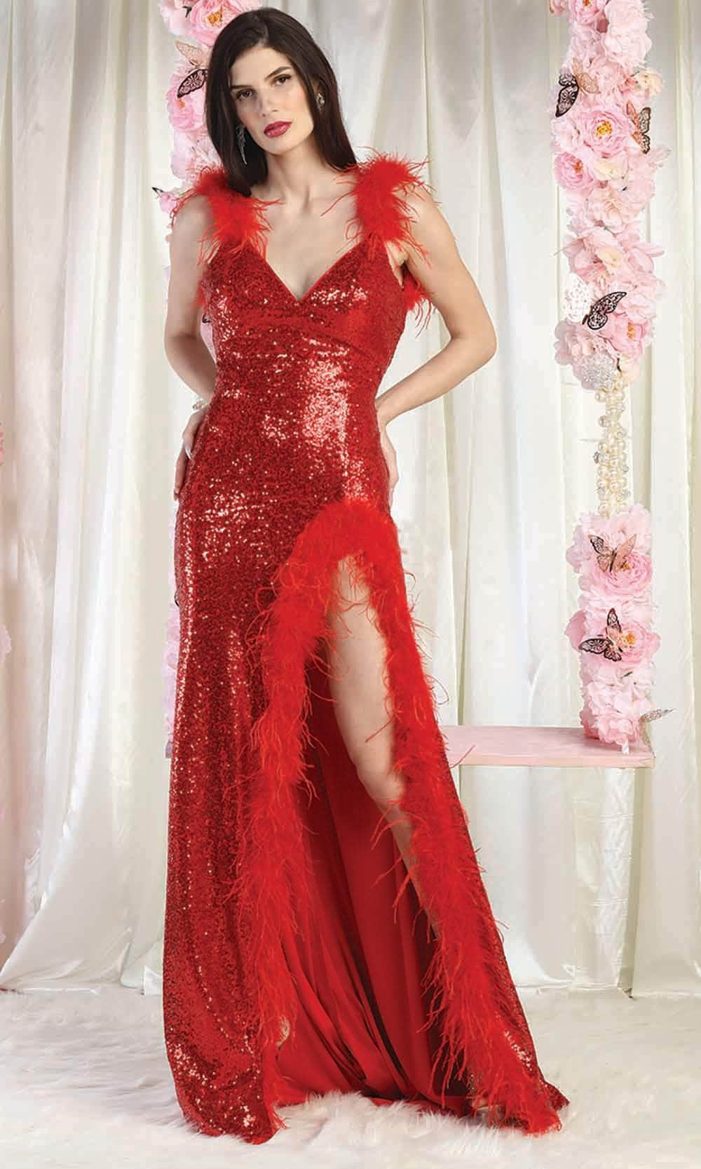 May Queen RQ8007 - Sequin Gown