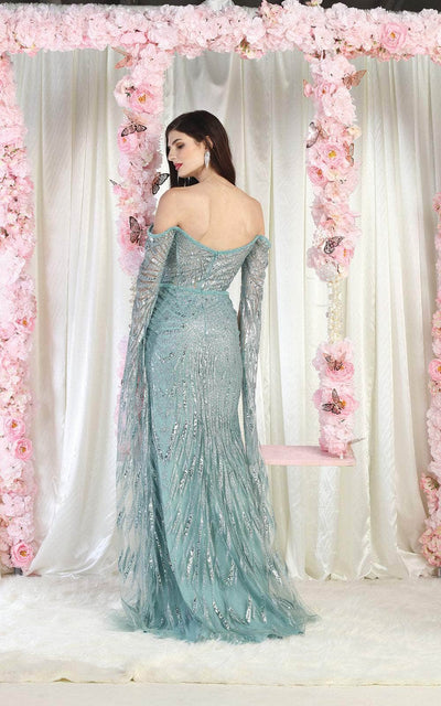 May Queen RQ8008 - Off Shoulder Gown