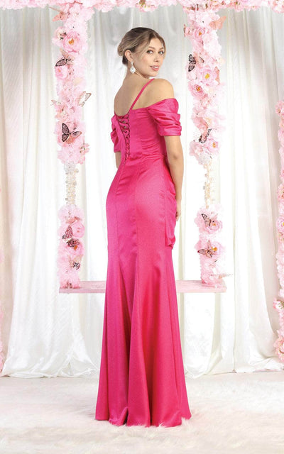 May Queen RQ8021 - Off Shoulder Gown