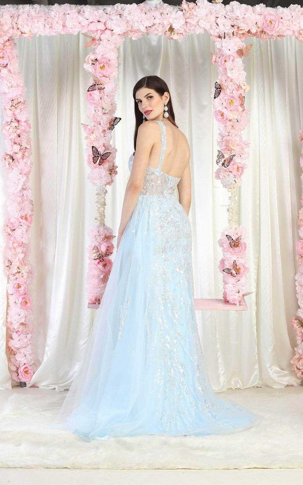 May Queen RQ8026 - Beaded Lace Gown