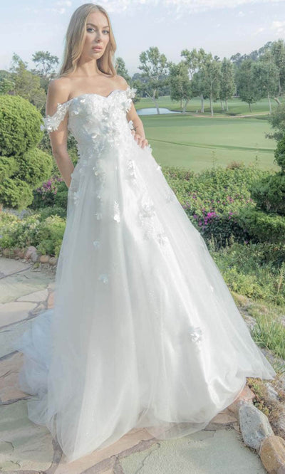 May Queen RQ8034 - Appliqued Gown