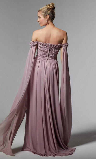 MGNY by Mori Lee 72902 - Cascade Sleeve Evening Dress Prom Dress