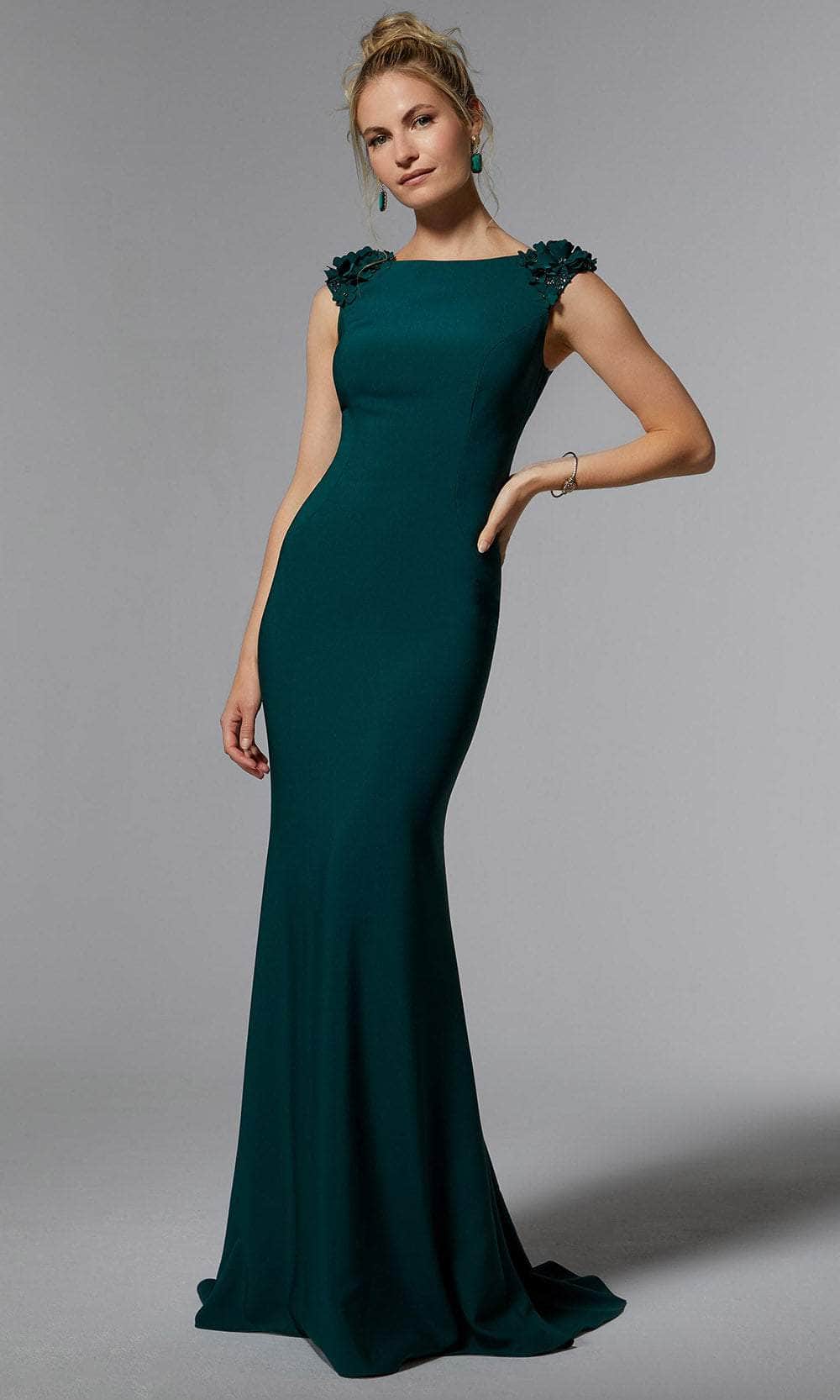 mori lee emerald green dress 21581 Morilee Bridesmaids
