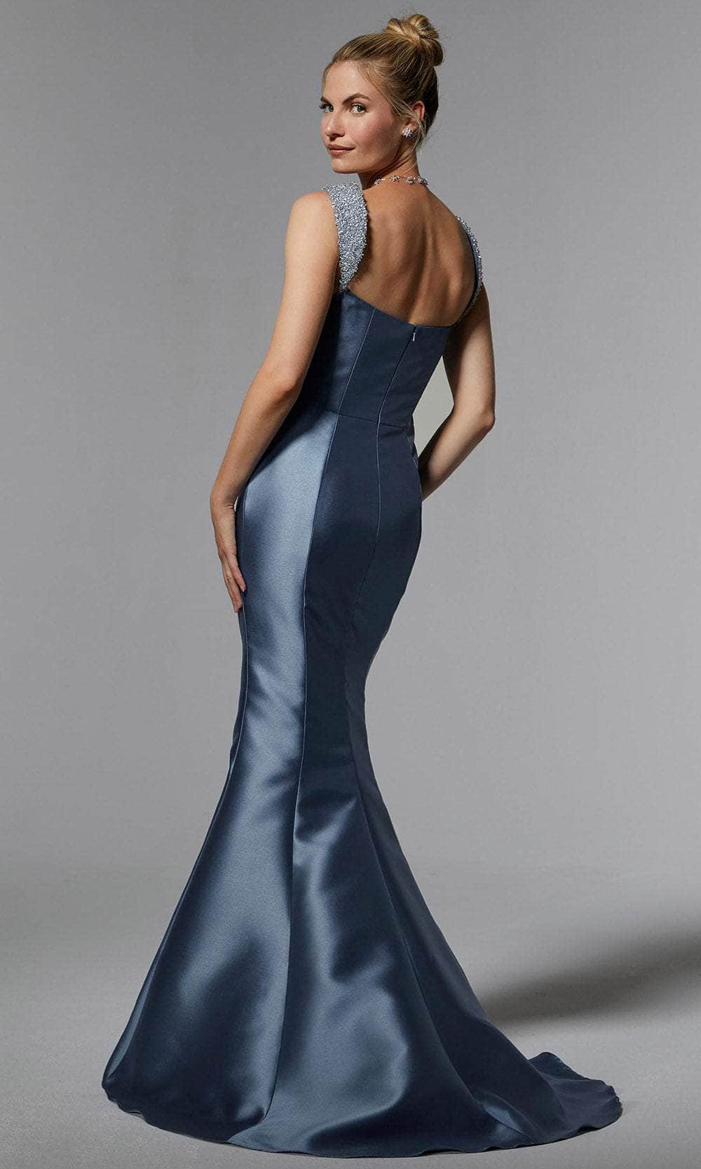 MGNY by Mori Lee 72925SC - Draped Mermaid Evening Gown Evening Dresses