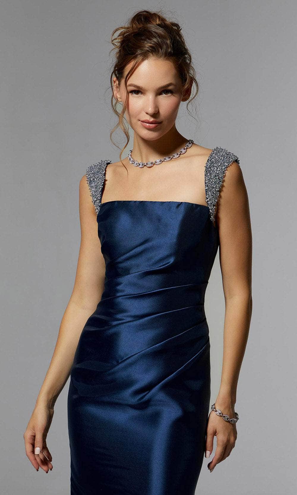 MGNY by Mori Lee 72925SC - Draped Mermaid Evening Gown Evening Dresses