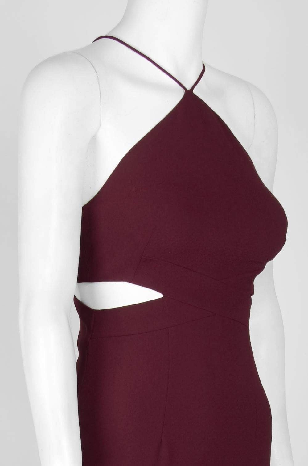 Aidan Mattox - Halter Strap Cutout Column Evening Gown MN1E202134SC Aidan Mattox - Halter Strap Cutout Column Evening Gown MN1E202134SC