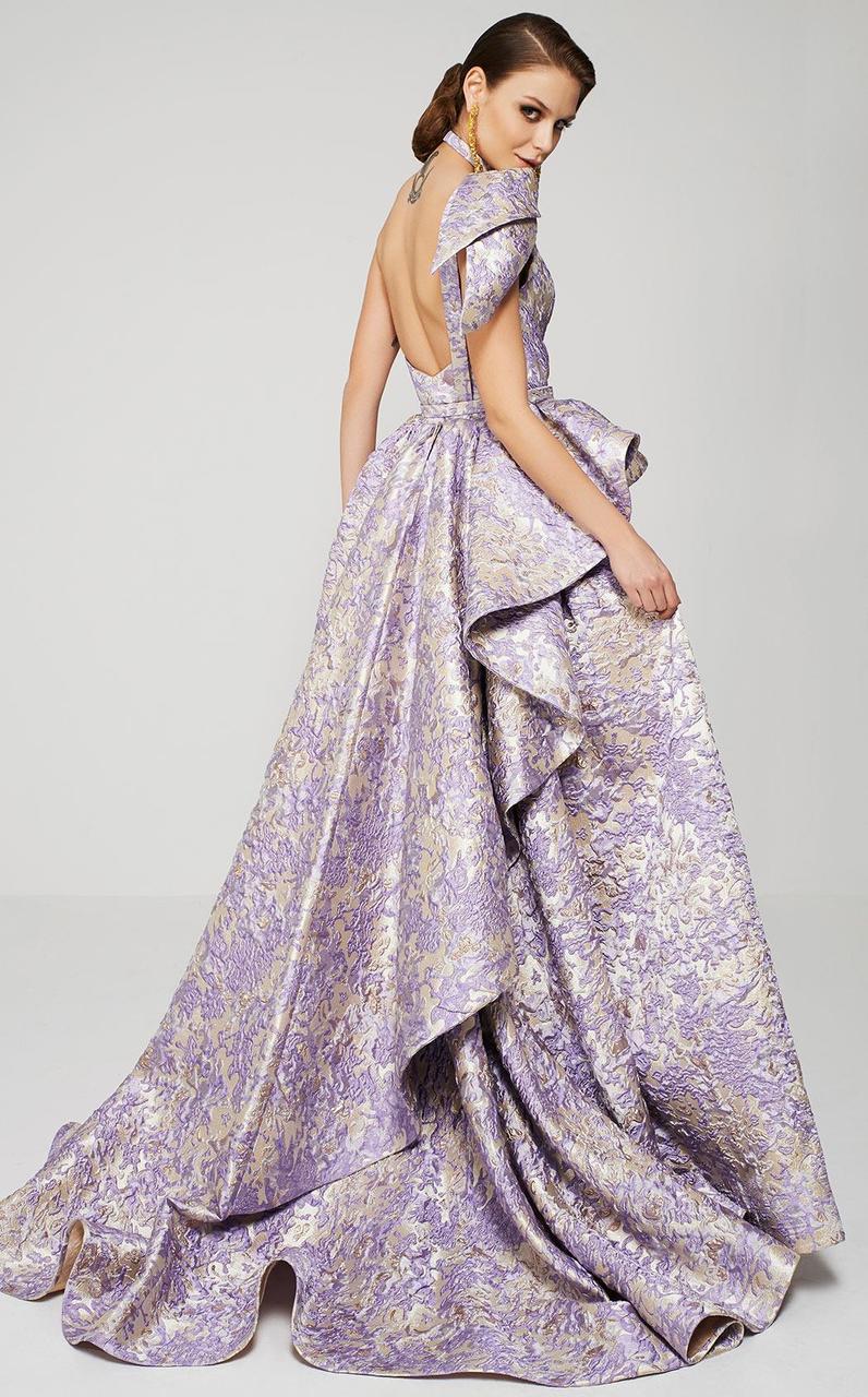 MNM Couture - 2374 Embroidered Asymmetric A-Line Dress Special Occasion Dress