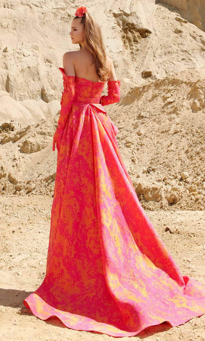 MNM Couture 2747 - Sweetheart Printed A-line Gown Evening Dresses