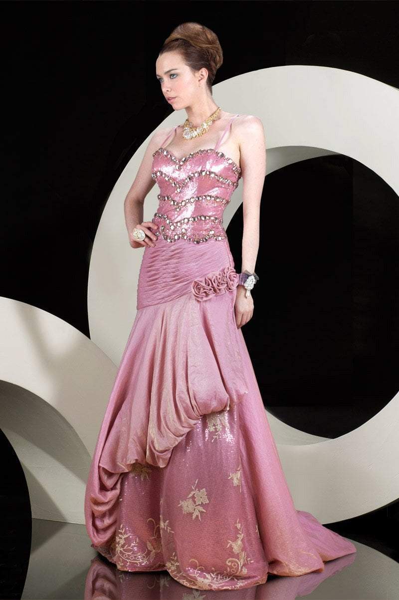 MNM Couture - 6050 Bedazzled Sweetheart A-line Dress Evening Dresses
