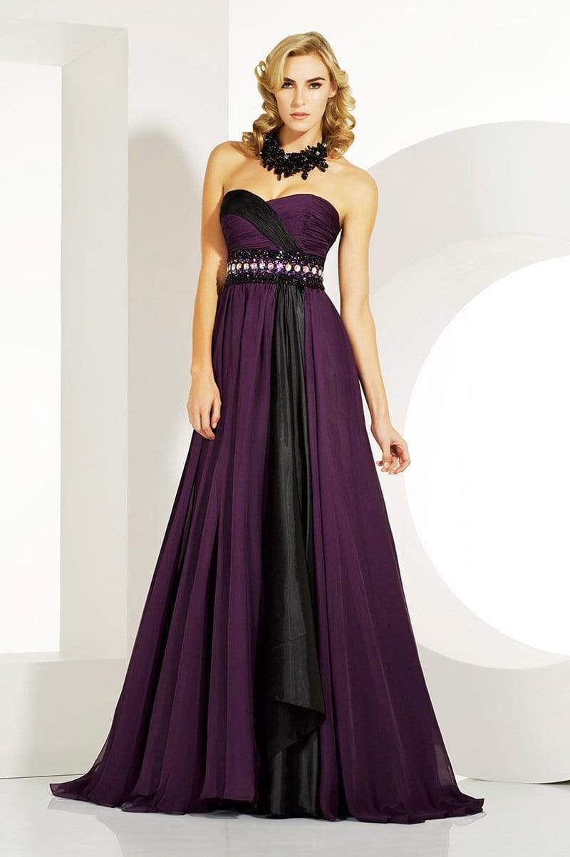 MNM Couture - 6516 Bejeweled Sweetheart A-line Dress Special Occasion Dress