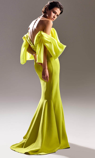 MNM COUTURE G1508 - Oversized Off Shoulder Evening Gown Evening Dresses