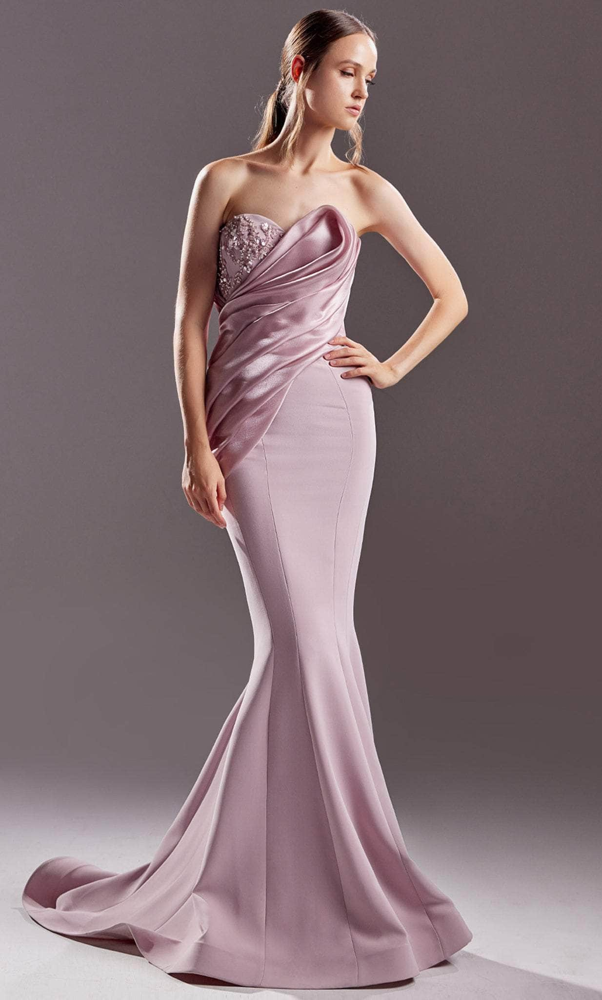 MNM COUTURE G1513 - Fitted Trumpet Evening Dress Evening Dress