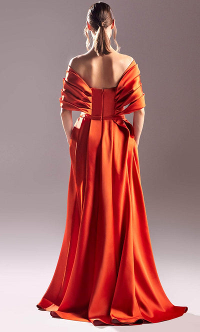 MNM COUTURE G1539 - Off-Shoulder A-line Evening Gown Evening Dresses