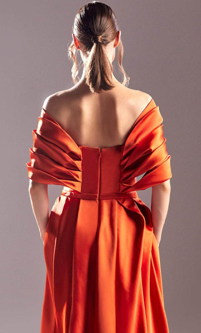 MNM COUTURE G1539 - Off-Shoulder A-line Evening Gown Evening Dresses