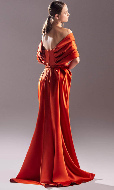 MNM COUTURE G1539 - Off-Shoulder A-line Evening Gown Evening Dresses