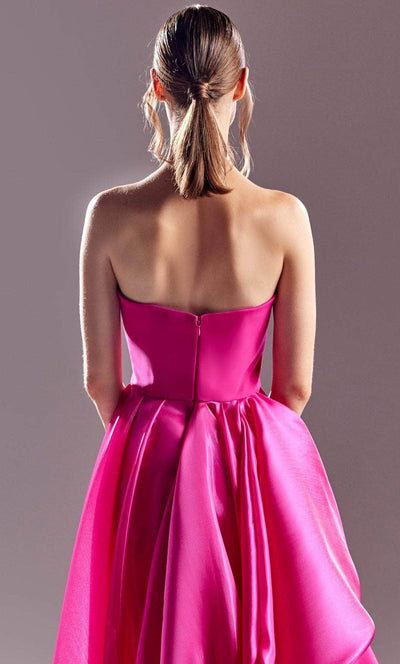 MNM COUTURE G1541 - Strapless Laser Cut-Out Prom Gown Prom Dresses