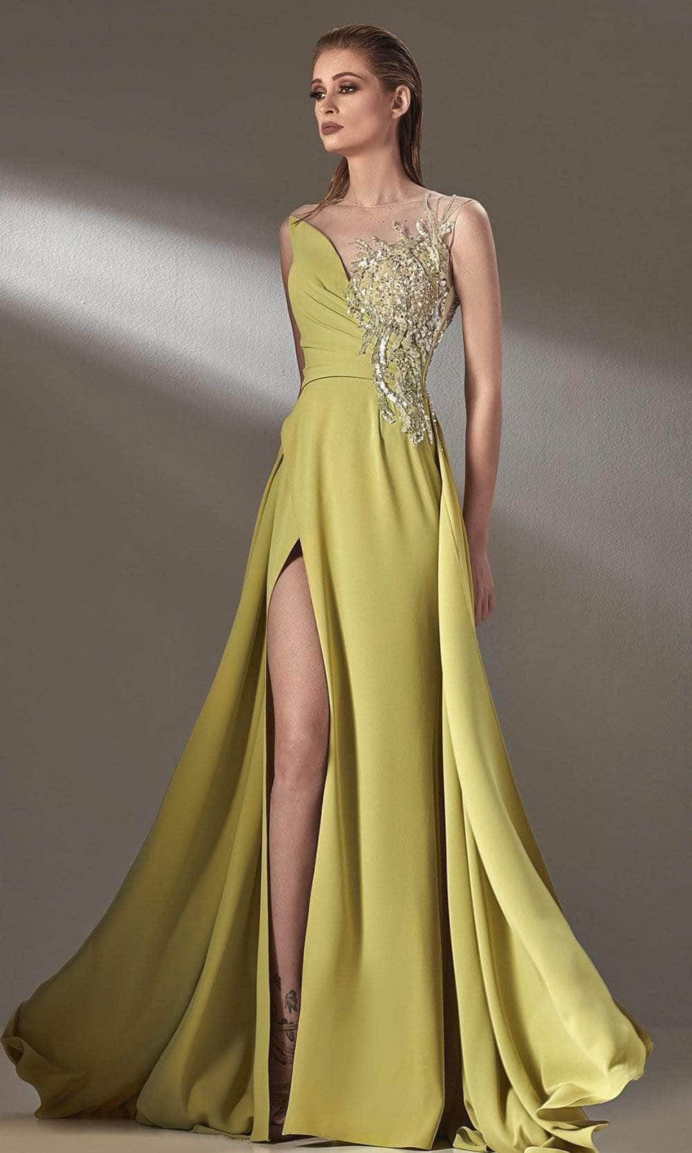 MNM Couture K3903 - Illusion Embellished Evening Dress Prom Dresses 20 