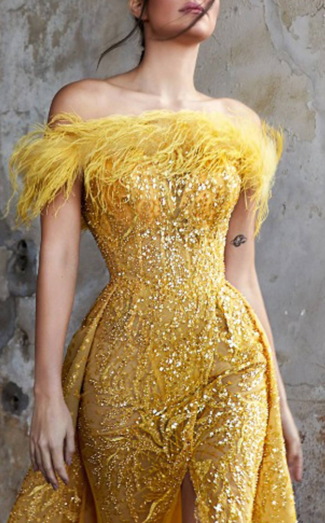 MNM Couture K3942 - Straight-Across Neck Sequin Evening Dress Special Occasion Dresses