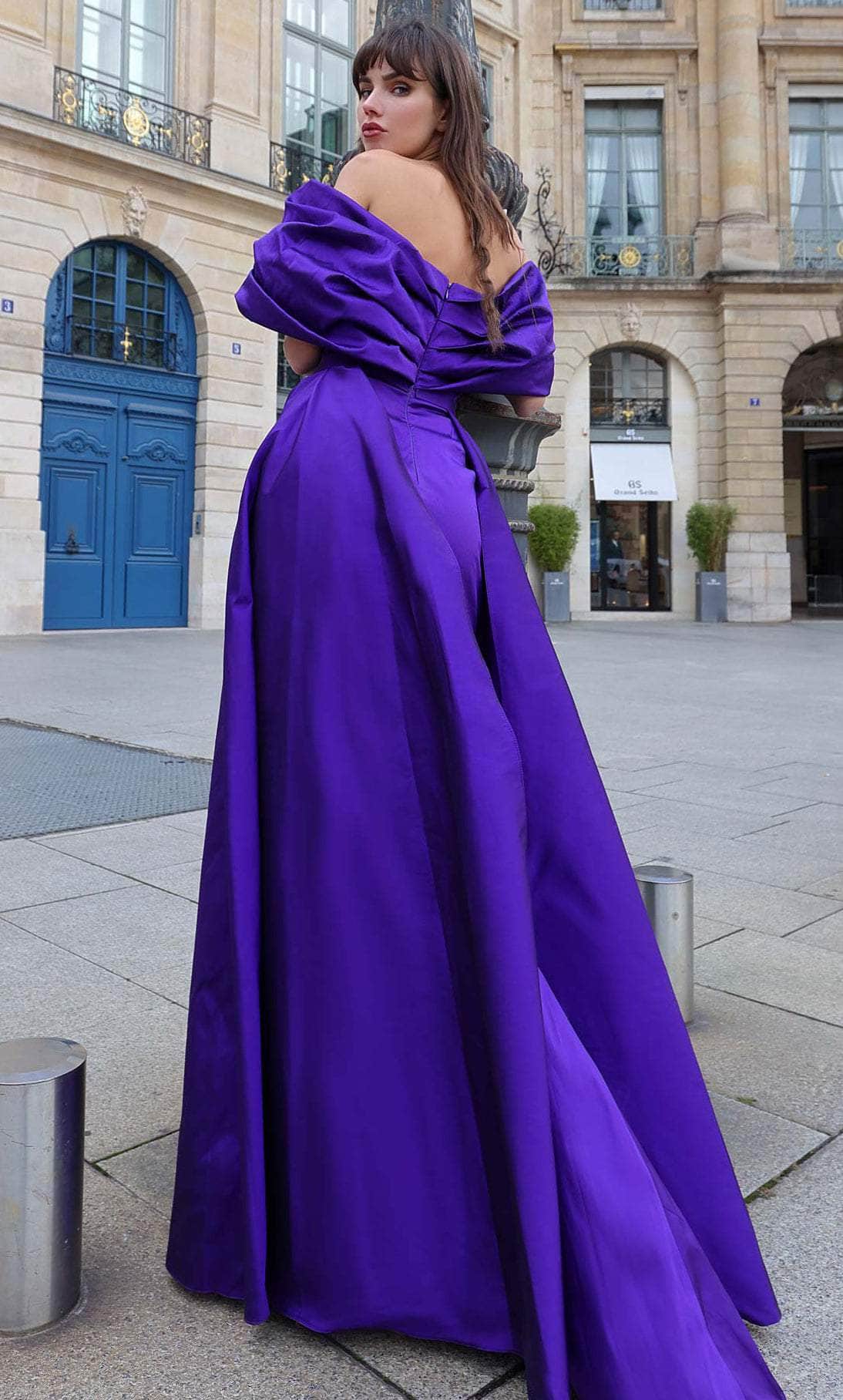 MNM Couture K4029 - Off Shoulder A-Line Evening Gown Evening Dresses