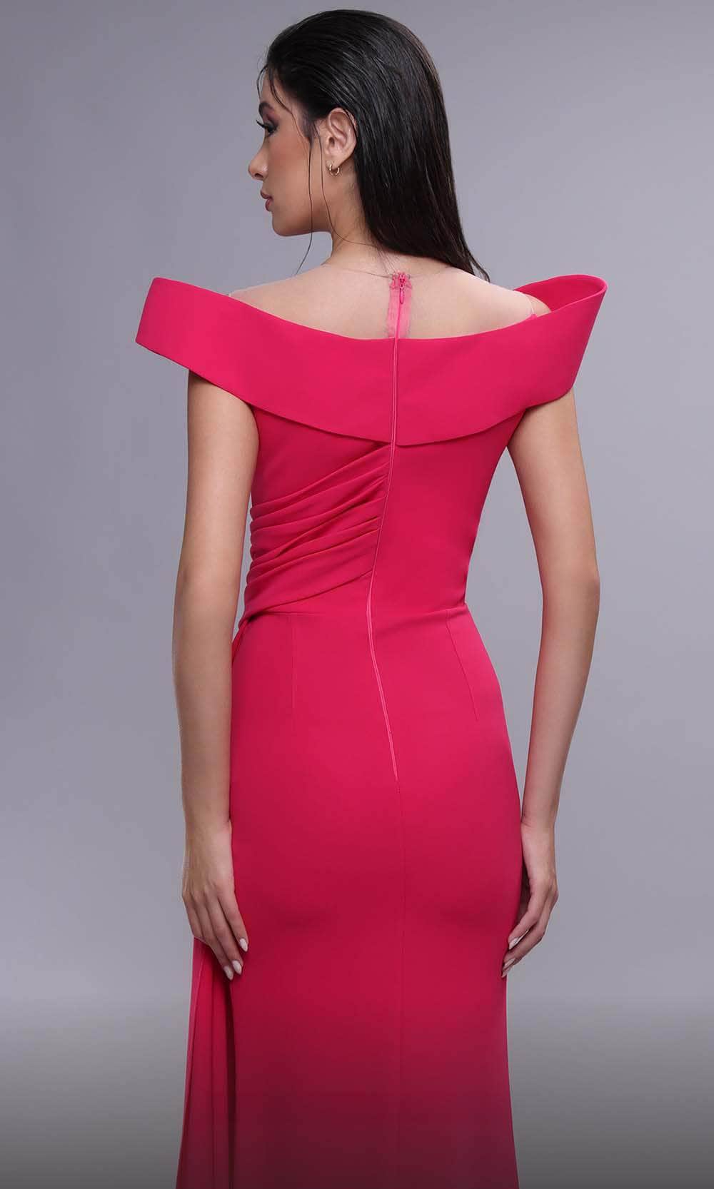 MNM Couture K4093 - Draped Plunging Evening Dress Evening Dresses