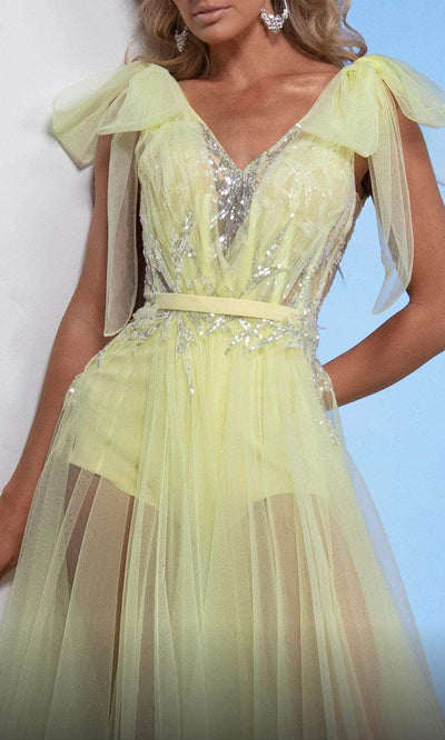 MNM COUTURE M0080 - Embellished A-Line Prom Dress Pageant Dresses