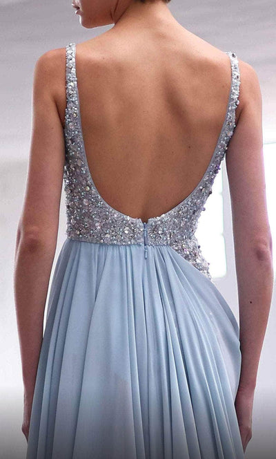 MNM COUTURE M0081 - Scoop Back Prom Gown Prom Dresses