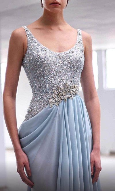 MNM COUTURE M0081 - Scoop Back Prom Gown Prom Dresses