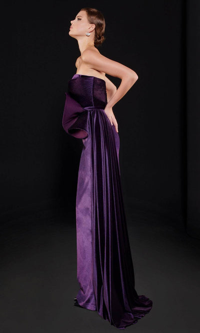 MNM COUTURE N0520 - Sweetheart Velvet Evening Dress Special Occasion Dress