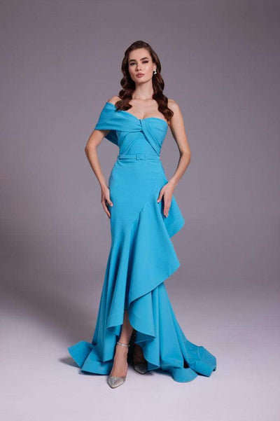 MNM COUTURE N0546 - High-Low Mermaid Gown