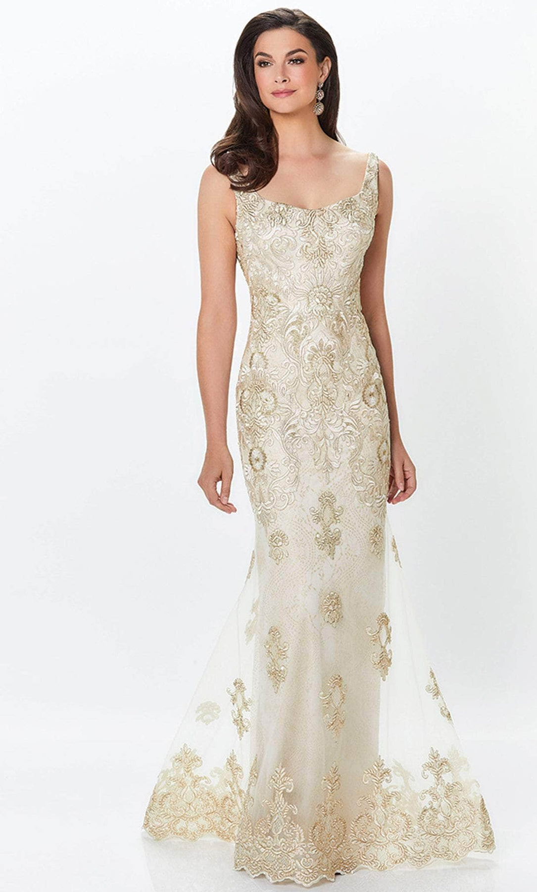 Montage by Mon Cheri 119933W - Embroidered Dress