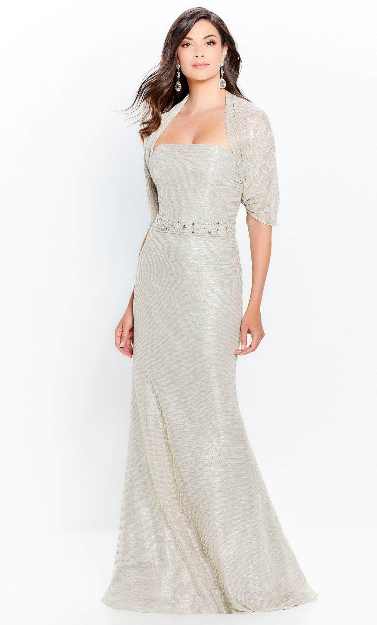 Montage by Mon Cheri 120902W - Crinkle Gown