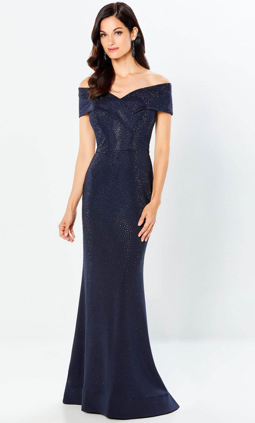 Montage by Mon Cheri 220949W - Off-Shoulder Dress