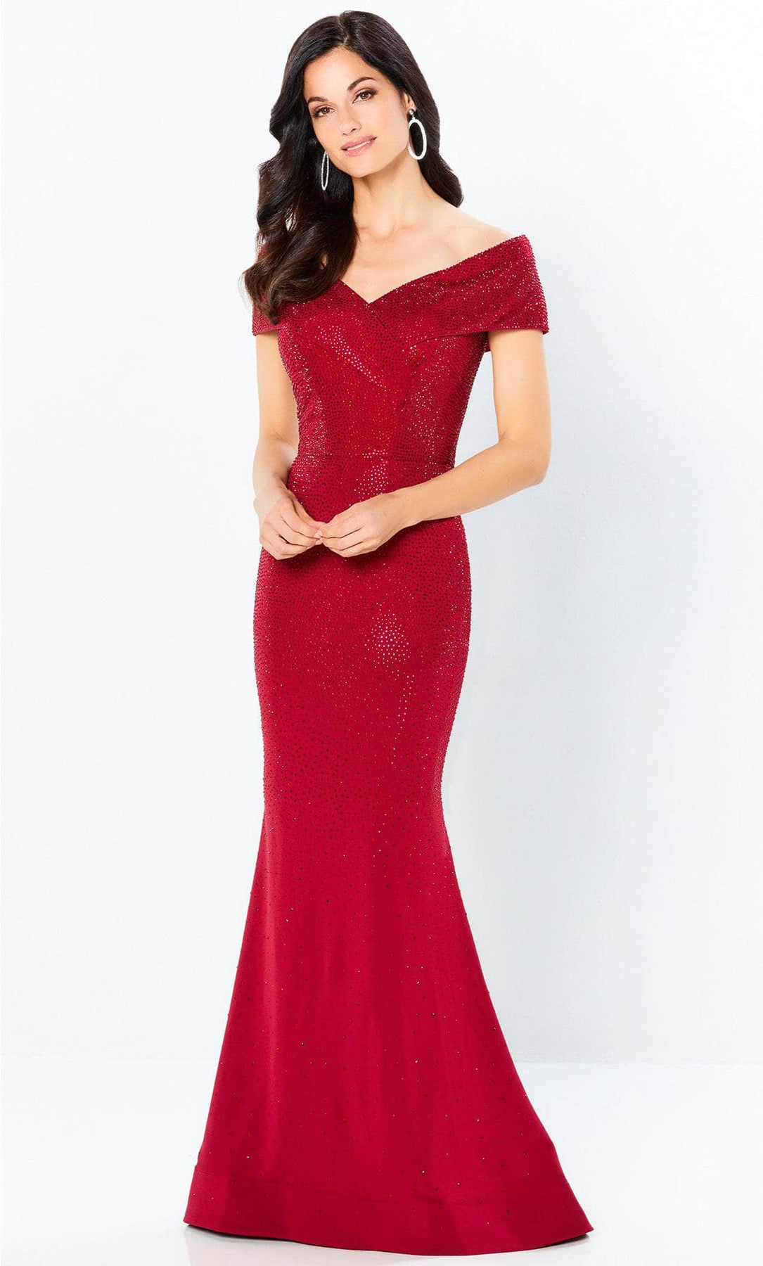 Montage by Mon Cheri 220949W - Off-Shoulder Dress