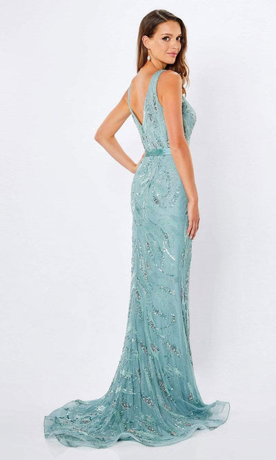 Montage by Mon Cheri - 221965 Jewel Neck Sleeveless Evening Gown Evening Dresses