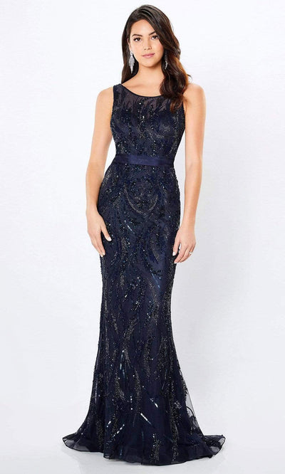 Montage by Mon Cheri - 221965 Jewel Neck Sleeveless Evening Gown Evening Dresses