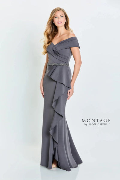 Montage by Mon Cheri 221976W - Off Shoulder Gown