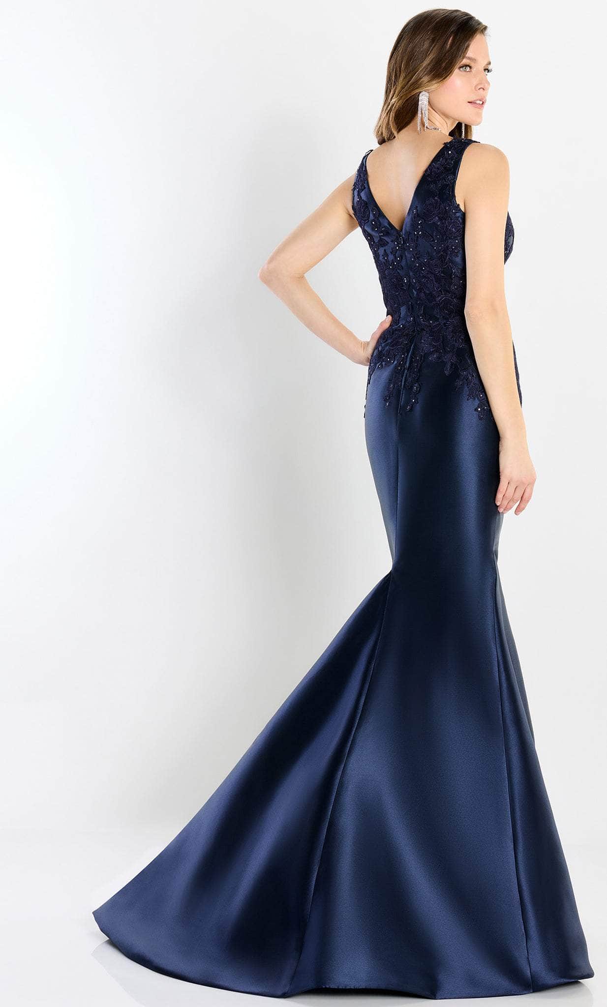 Montage by Mon Cheri M2206 - Satin Embroidered Mermaid Gown Special Occasion Dress