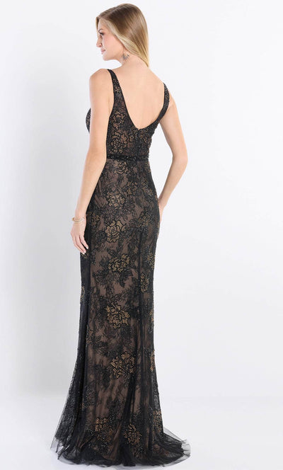 Montage by Mon Cheri M2212 - Lace Mesh Sleeveless Floral Dress Special Occasion Dress