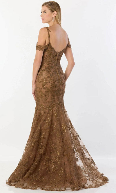 Montage by Mon Cheri M2232 - Off-Shoulder Sequin Embellished Gown Prom Dresses
