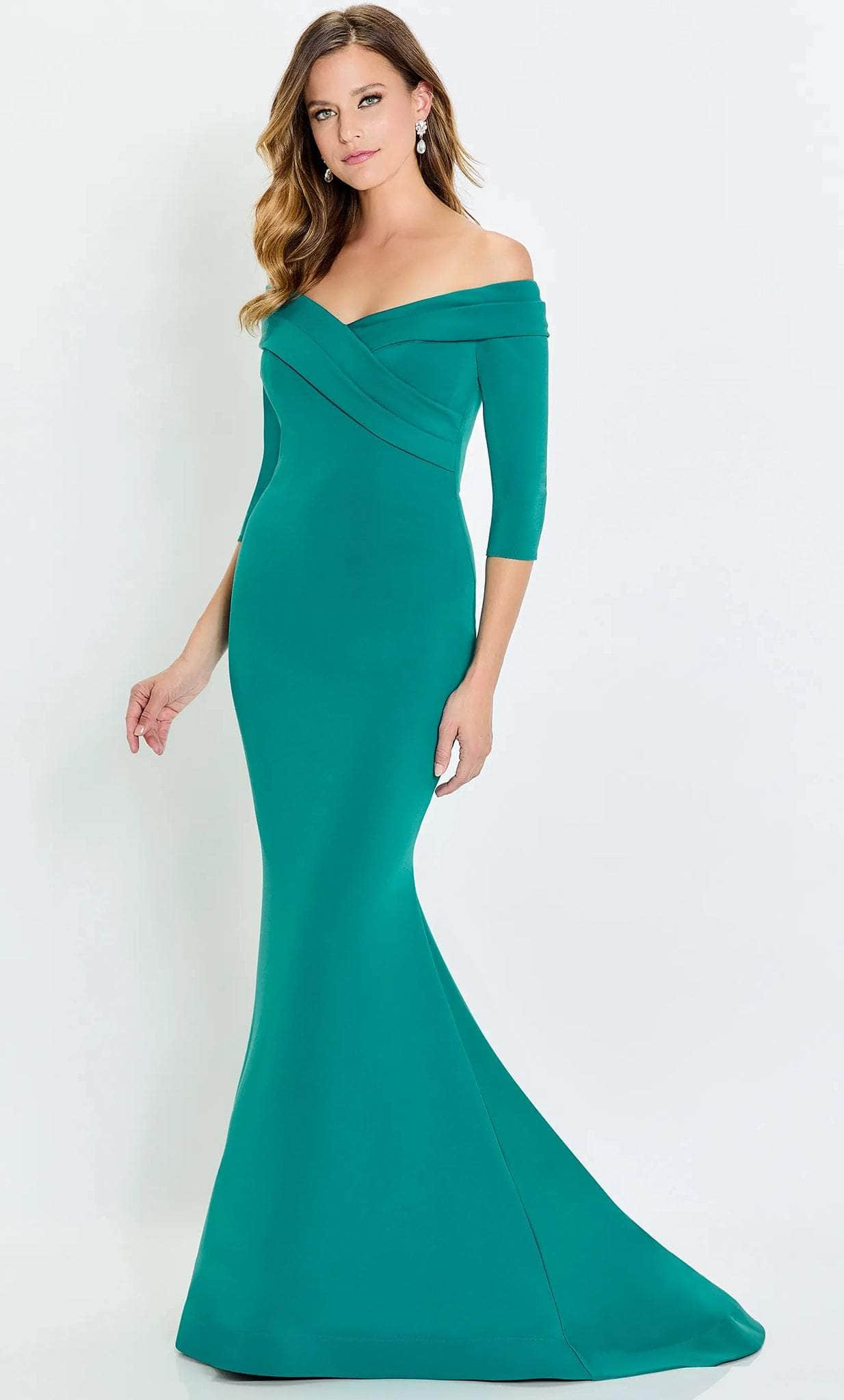 Montage by Mon Cheri M540 - Quarter Sleeve Mermaid Evening Gown Evening Dresses