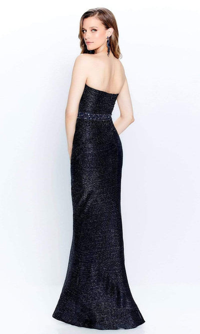 Montage by Mon Cheri - Strapless Fitted Evening Dress 120902 - 1 pc Navy In Size 20 Available CCSALE 20 / Navy