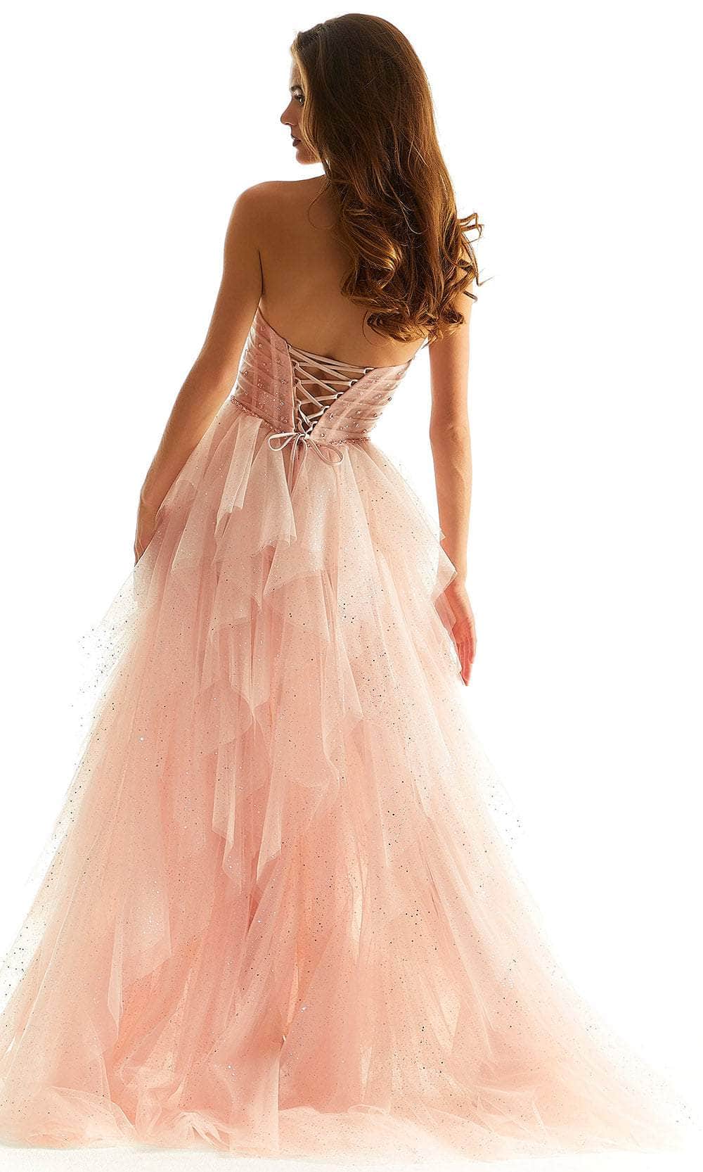 Mori Lee 49015 - Shirred Corset Prom Dress Prom Dress