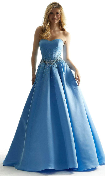 Mori Lee 49054 - Sweetheart Sleeveless Ballgown Ball Gown 00 /  French Blue
