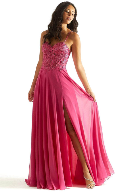 Mori Lee 49056 - Sweetheart Embroidered Prom Dress Prom Dress 00 /  Bright Pink
