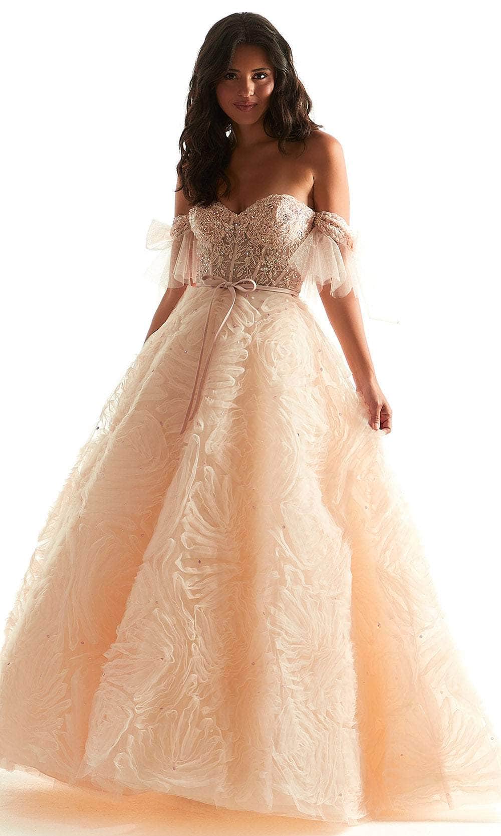Mori Lee 49068 - Glitter Sheer Prom Dress Prom Dress