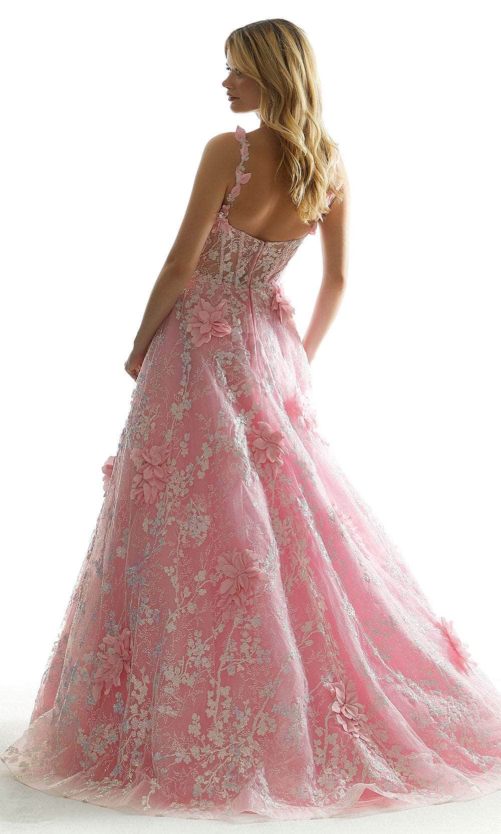 Mori Lee 49072 - Floral Illusion Prom Dress Prom Dress