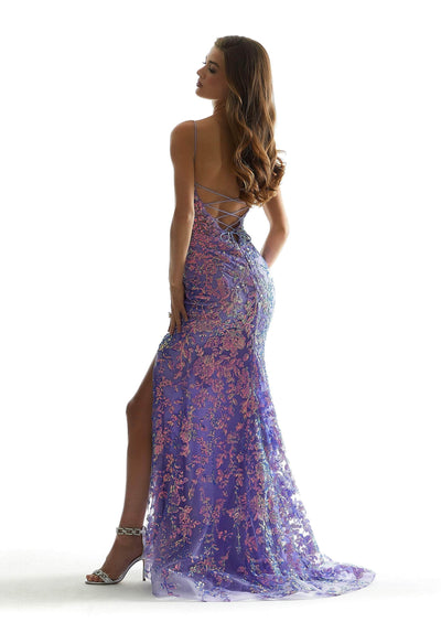 Mori Lee 49076 - Sequin High Slit Prom Dress Prom Dress