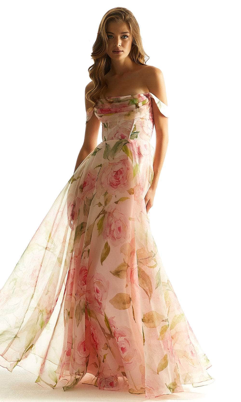 Mori Lee 49085 - Strapless A-line Dress Prom Dress 00 /  Pink / Rose