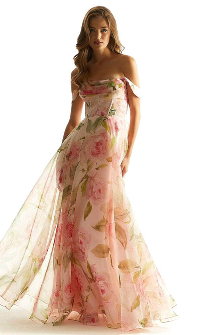 Mori Lee 49085 - Strapless A-line Dress Prom Dress 00 /  Pink / Rose